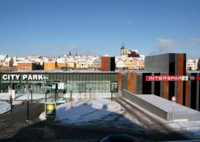 City Park Jihlava – INTERSPAR (vestavba supermarketu)